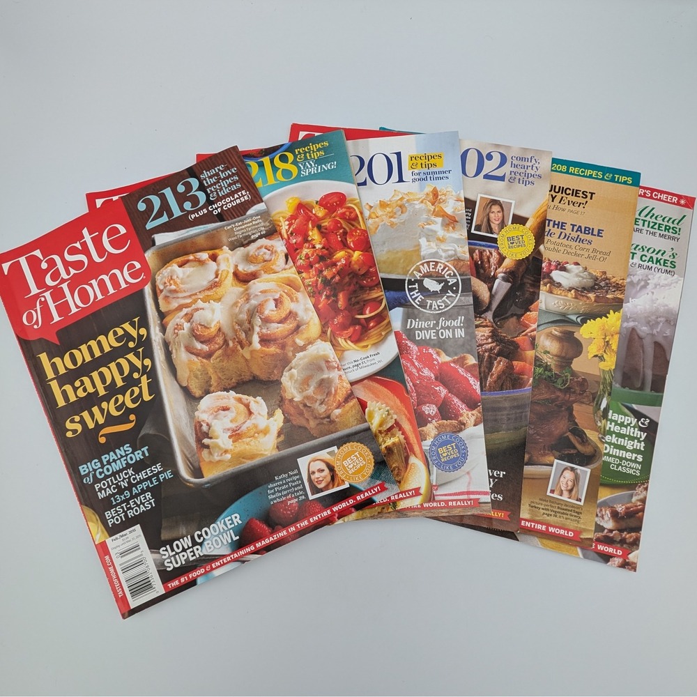 Taste of Home Magazine Lot 2015 Cooking Recipes Holiday Baking 6 Issues Bundle